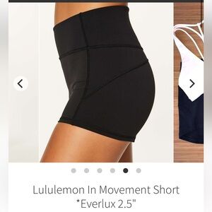 Lululemon In Movement Short